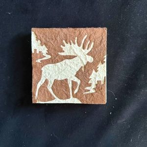 Moose poop paper
